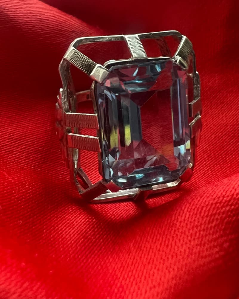 Art Deco Cocktail Ring - Image 5