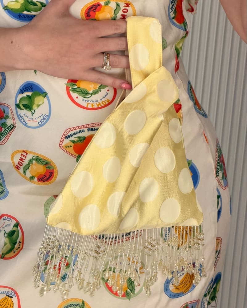 Melisse Yellow Dot Bag - Image 1