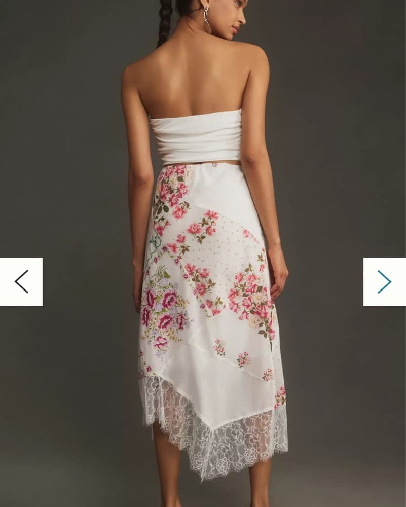 Anthropologie Heirloom Lace-Trim Bias - Image 3