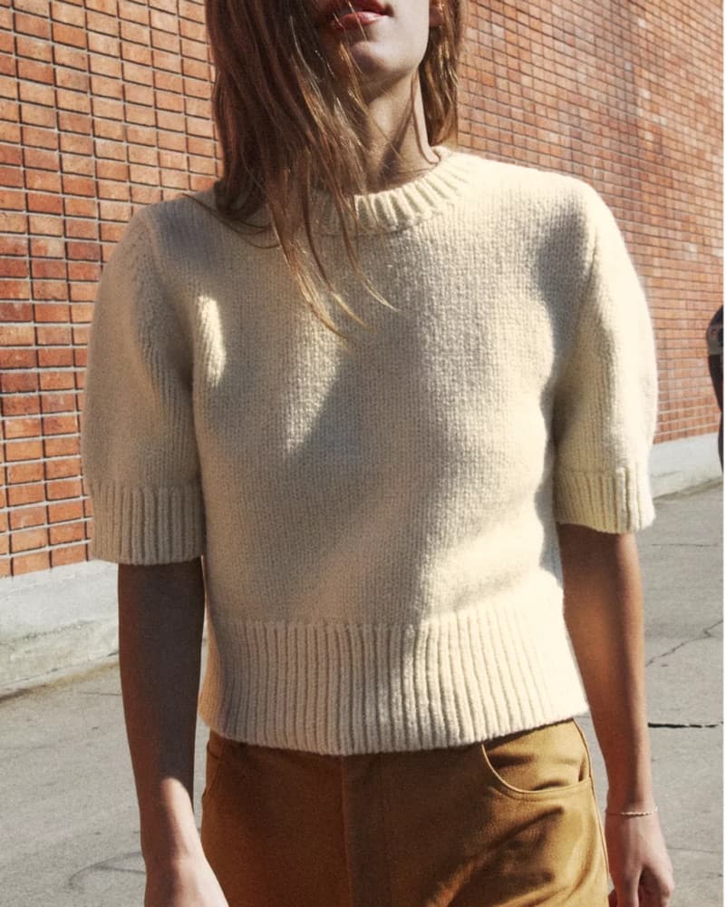 NEW WITH TAGS Zara Short Sleeve Sweater  - Image 1