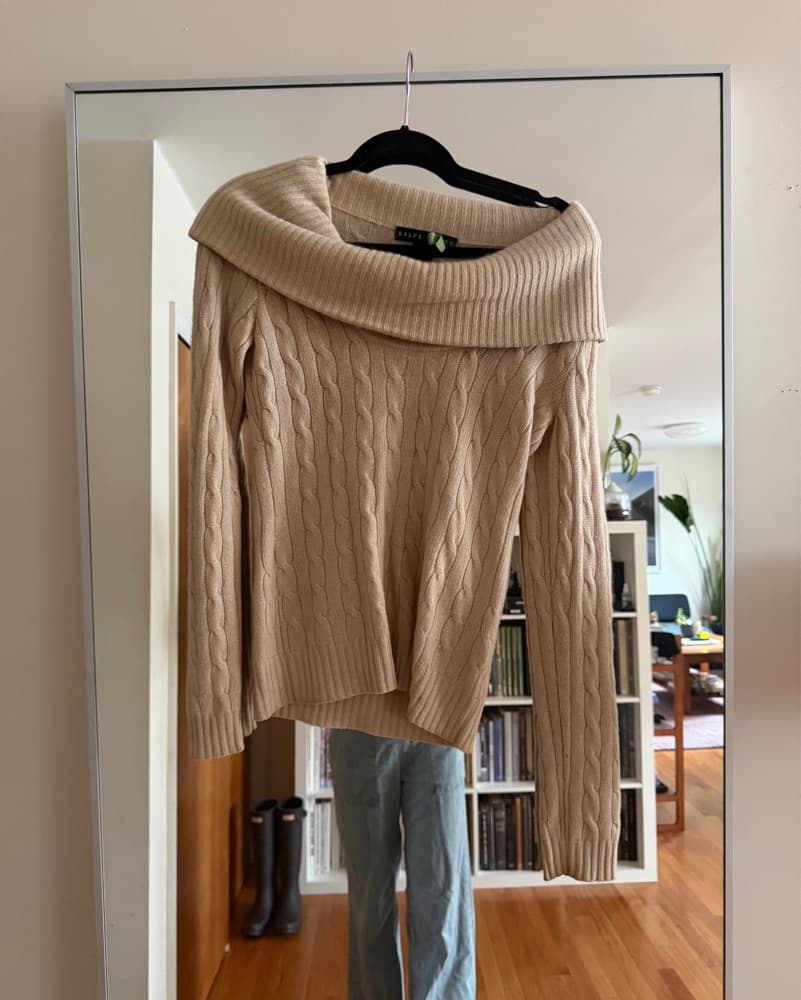 Ralph Lauren Off the Shoulder Knit - Image 1