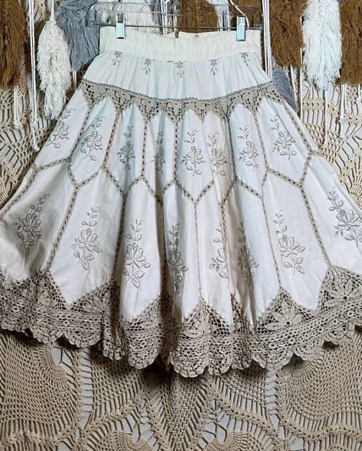 Vintage Crochet Skirt - Image 1