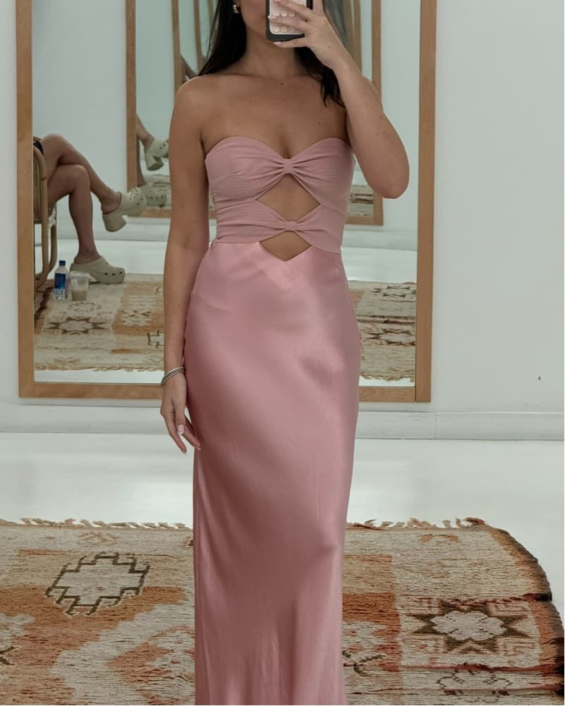 Bec & Bridge Halle Strapless Dress - Image 4