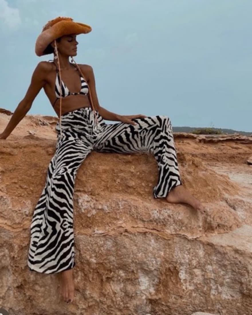 Rat and Boa Matching Zebra Pants  - Image 2