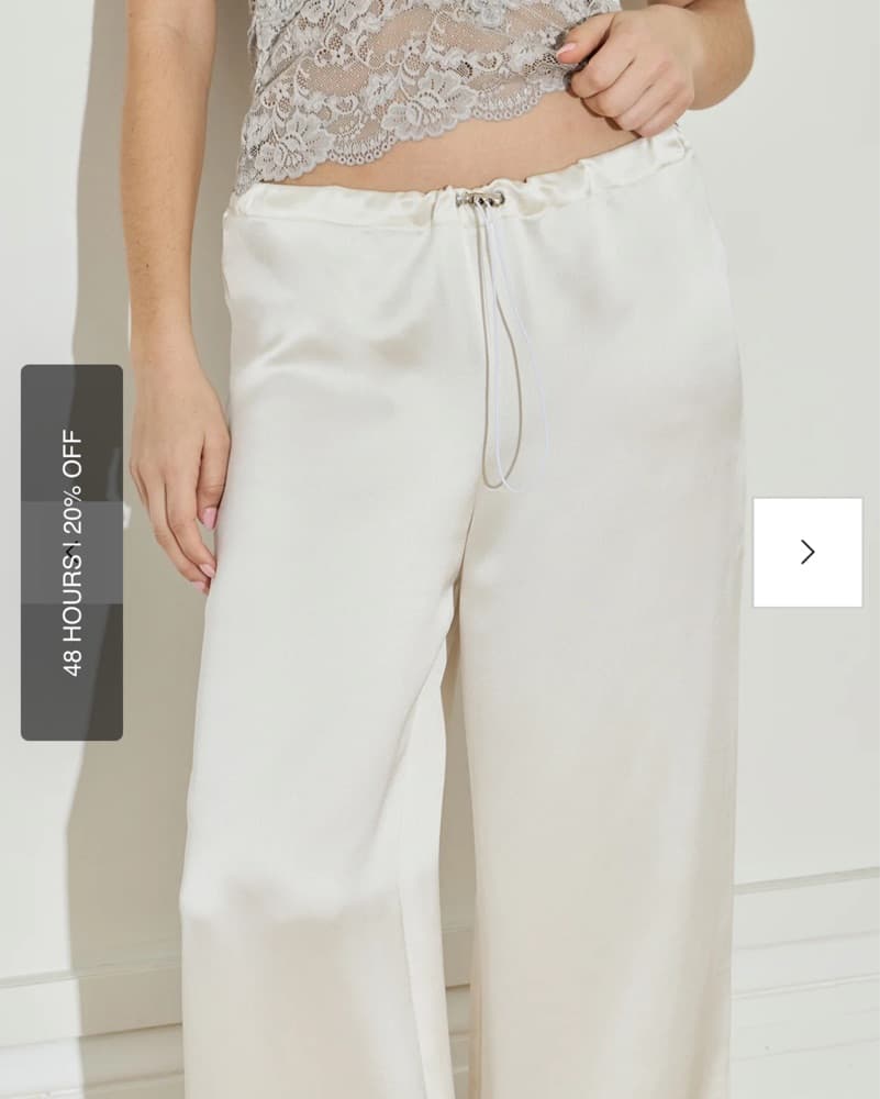 Masion Essentiele Satin Trouser - Image 2