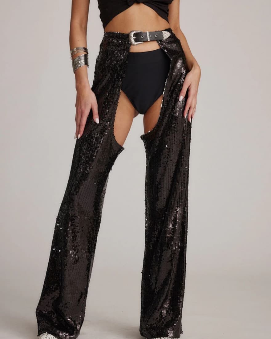 12th Tribe Sequin Chaps - Image 1