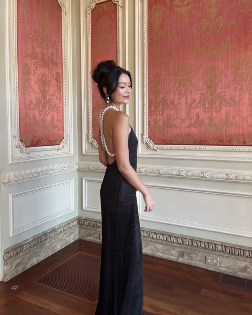 black bridesmaid dresses wedding Elegant Square Neck Long Dress BD128 US18 / Custom Color Make a statement with Colour: BLACK Ideas to Style Men's Color:Tahiti