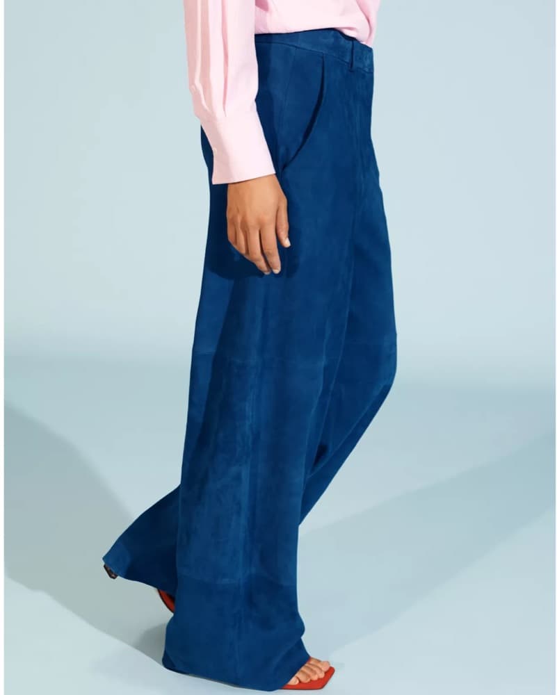 Blue Suede Pants - Image 2