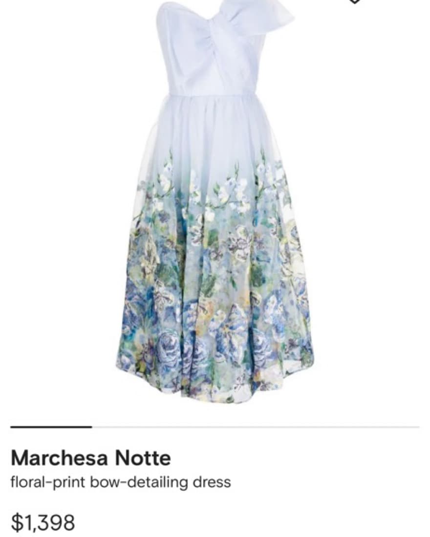 Marchesa Notte Dress - Image 4