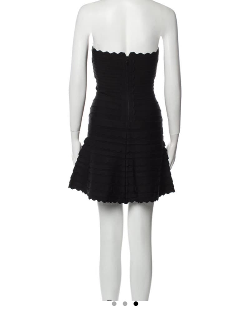 Herve Leger eger Black Dress  - Image 4
