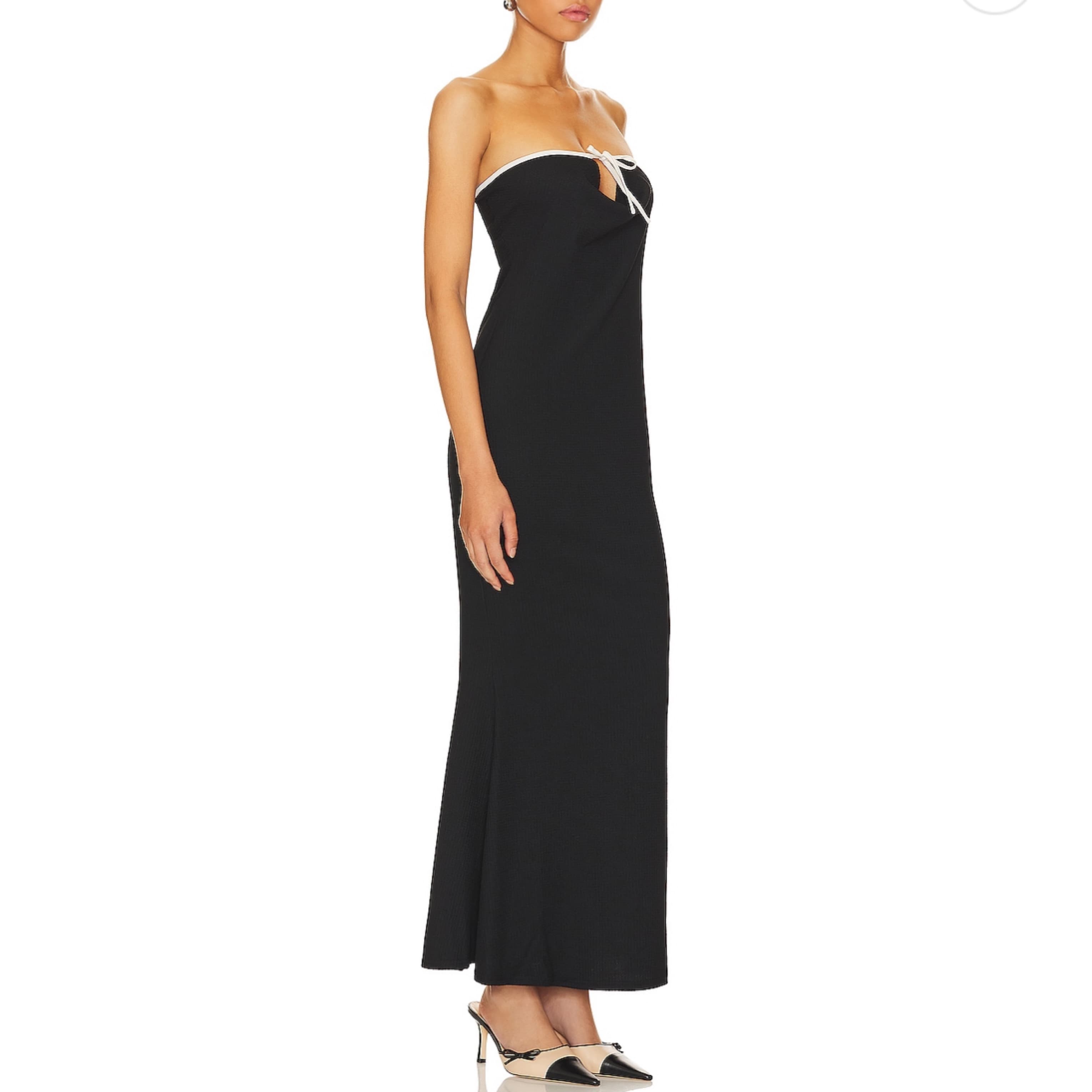 Illuminating Maxi Dress in Onyx - Image 2