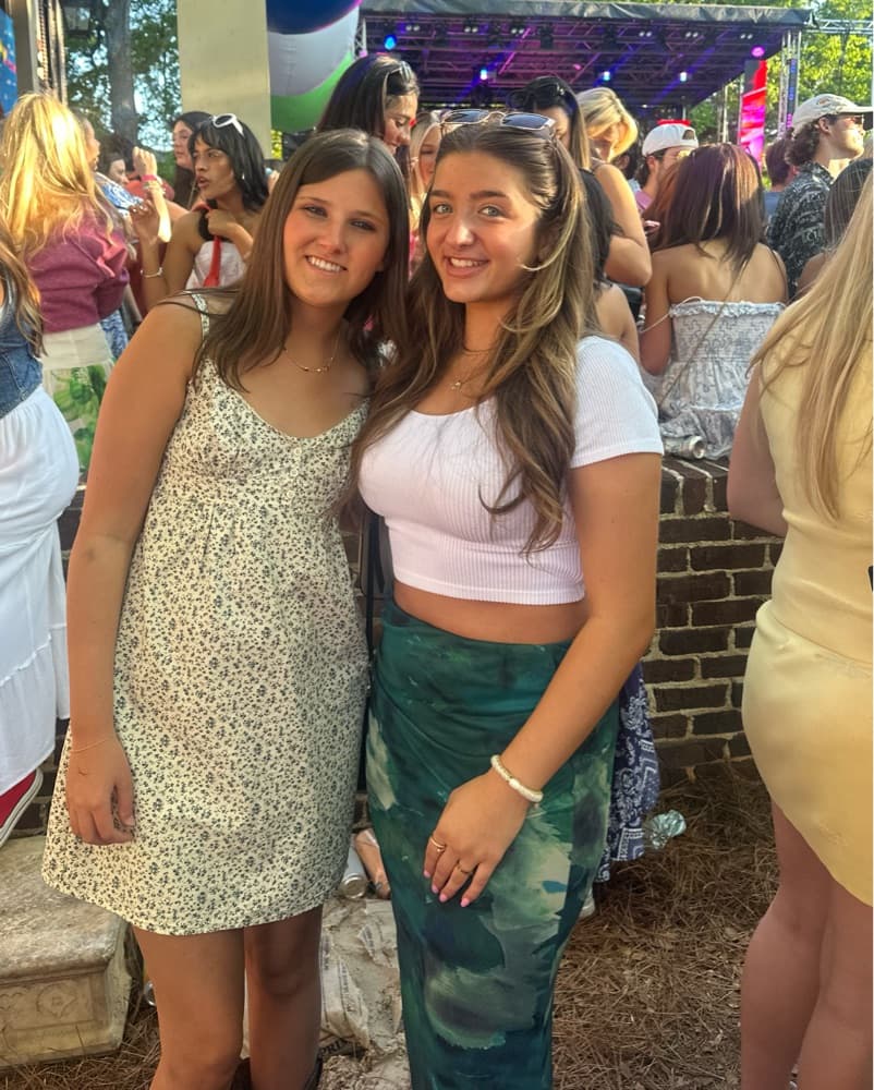 green maxi skirt - Image 2