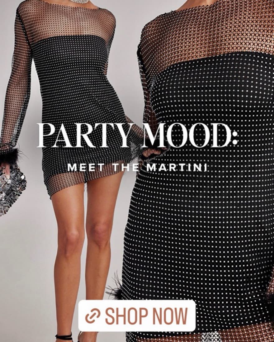 12th Tribe Black Sparkly Mesh Dress  - Image 2