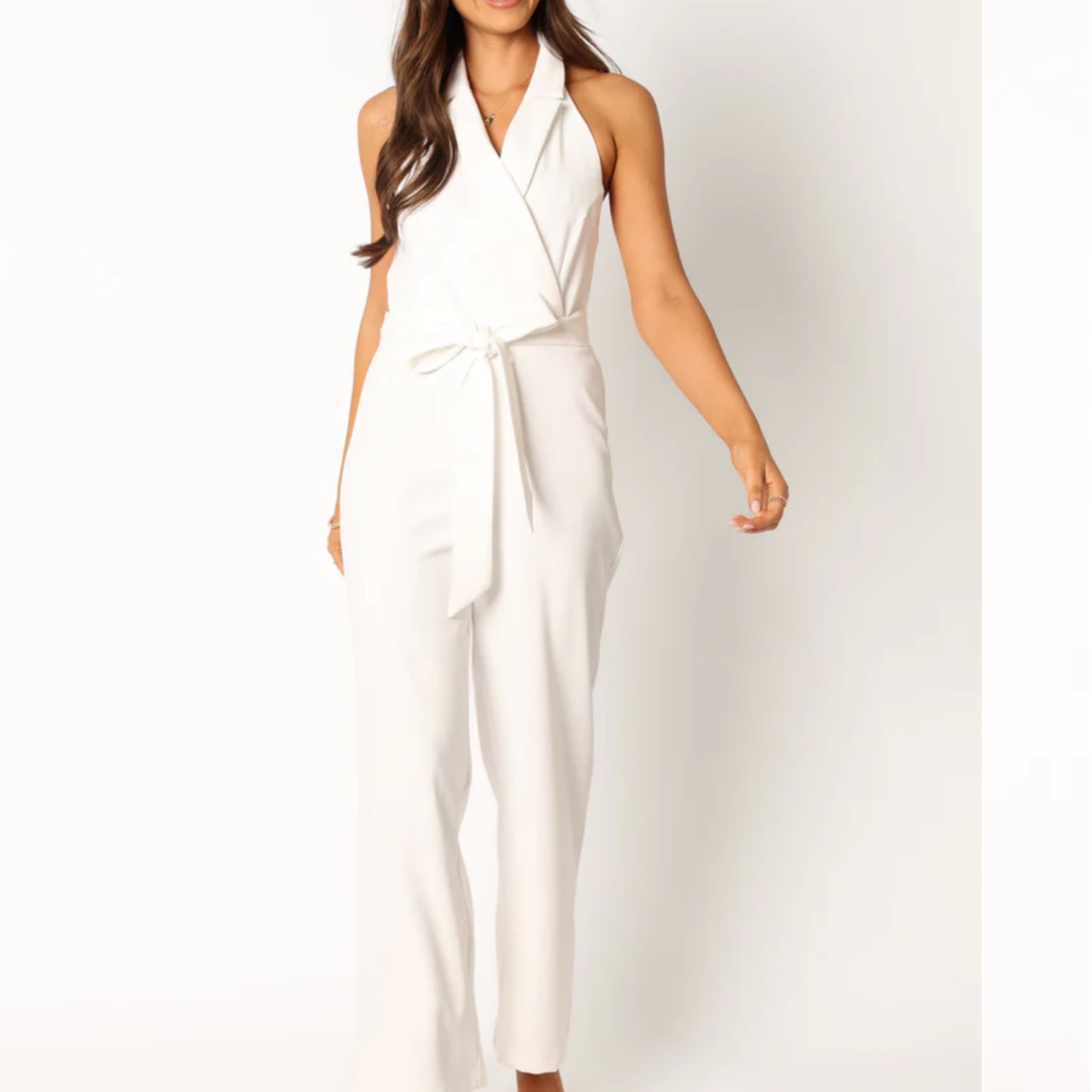 White Petal & Pup Jumpsuit - Image 1