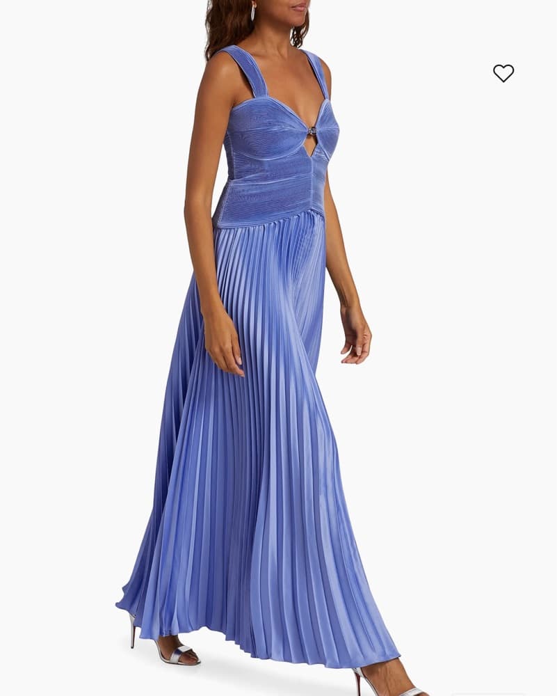 Amur Alaia Pleated Sweetheart Gown - Image 2