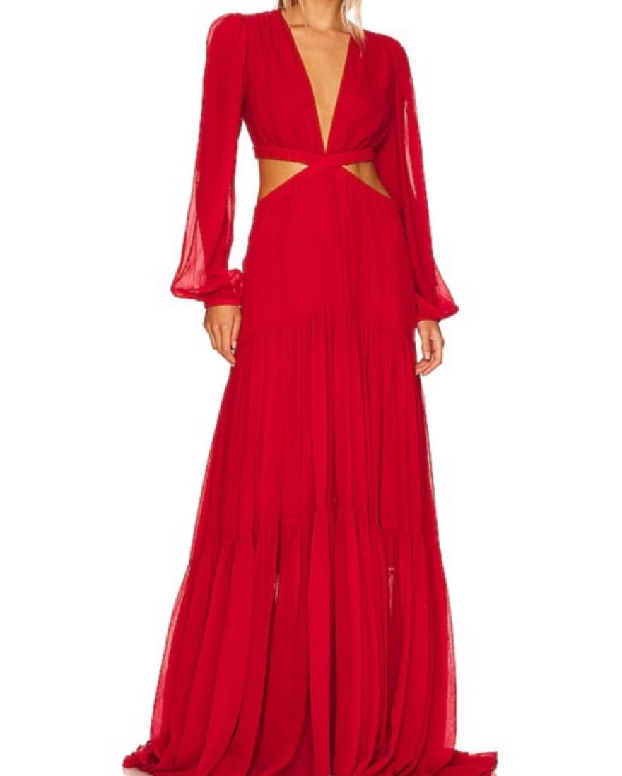 A.L.C Red Evening Gown - Image 1