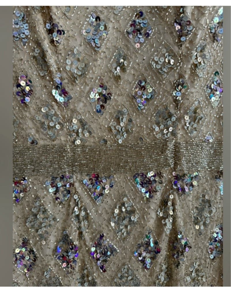 Dazzling Gold Sequin Gown - Image 5