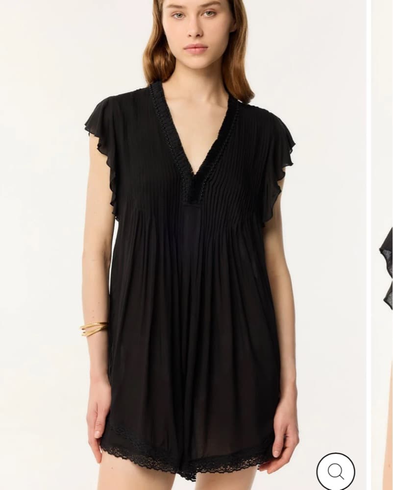 Poupette St. Barth Black Sasha Mini Dres - Image 2