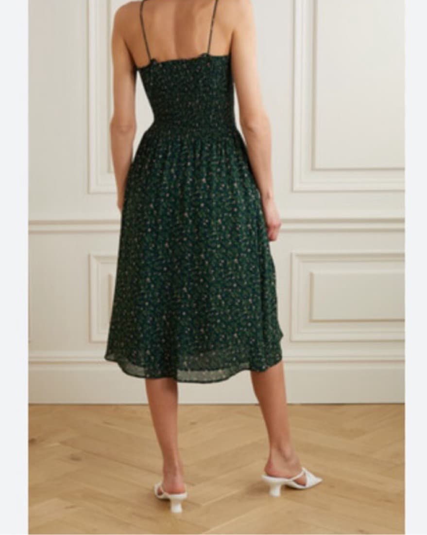 Reformation Floral Print Midi Dress - Image 3