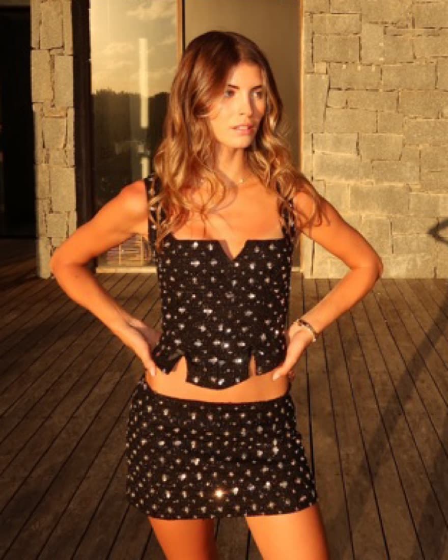 Danielle Guizio Corset And Skirt Set  - Image 1