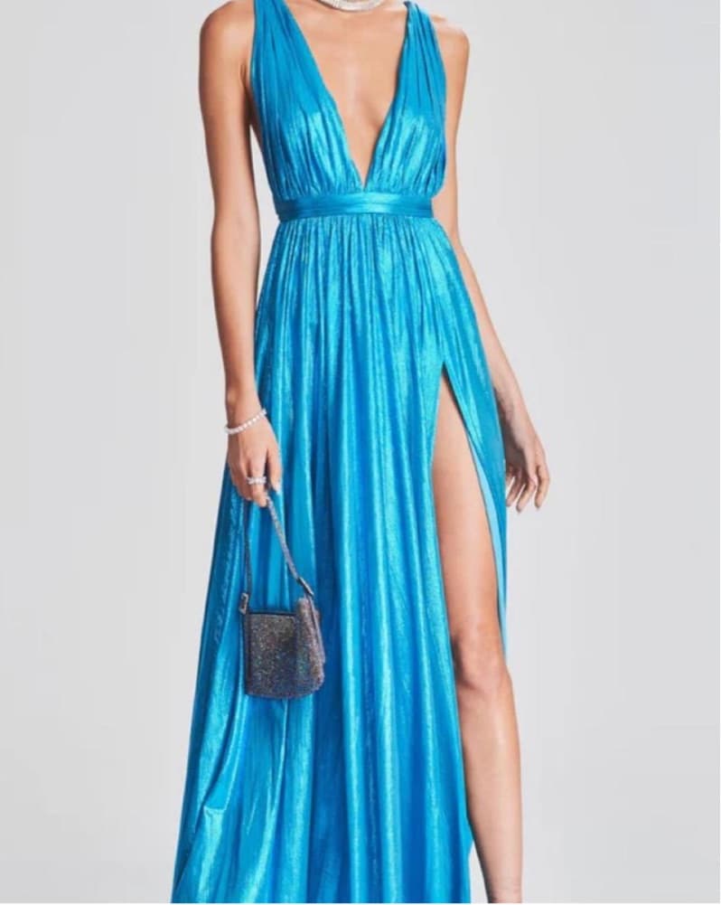 Retrofete Turquoise Gown  - Image 2