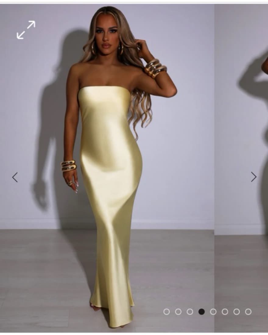 Babyboo Rheanna Yellow Maxi Dress  - Image 1