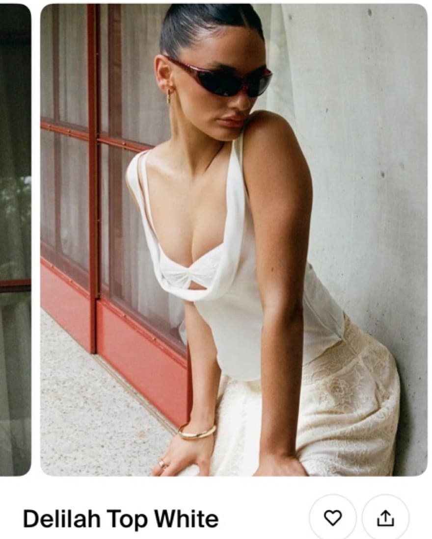 White Lace Tank - Image 1