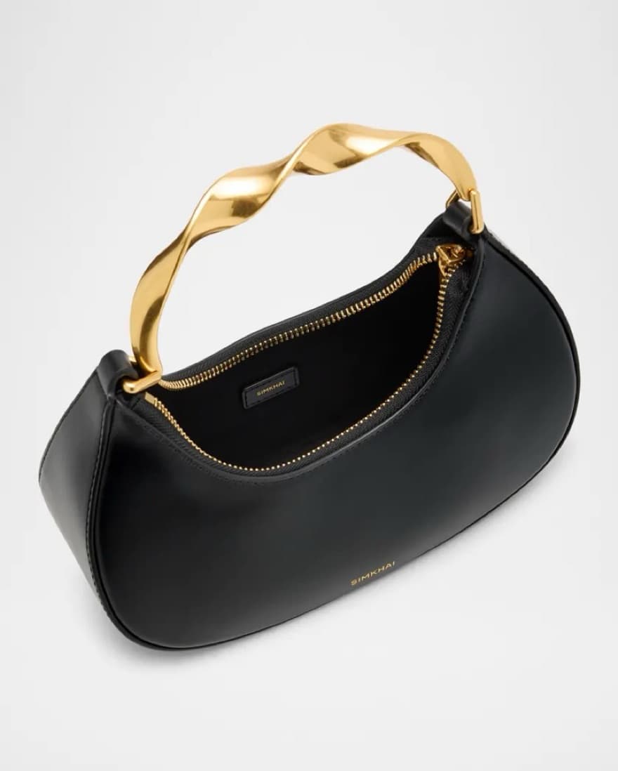 Simkhai Nixi Twist Leather Top-Handle Ba - Image 4