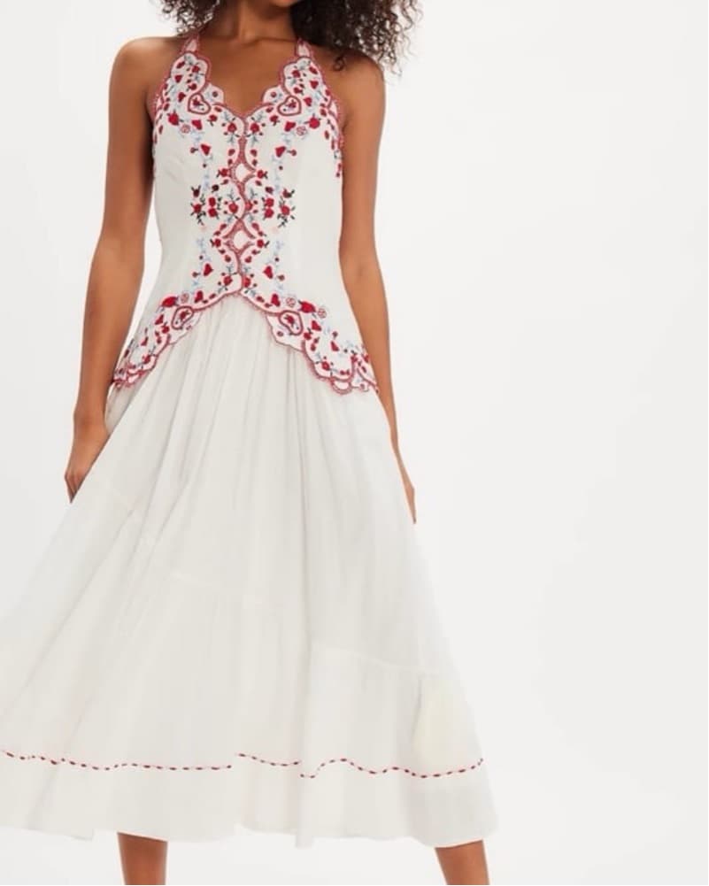 Free People Valenciana Midi Dress - Image 1