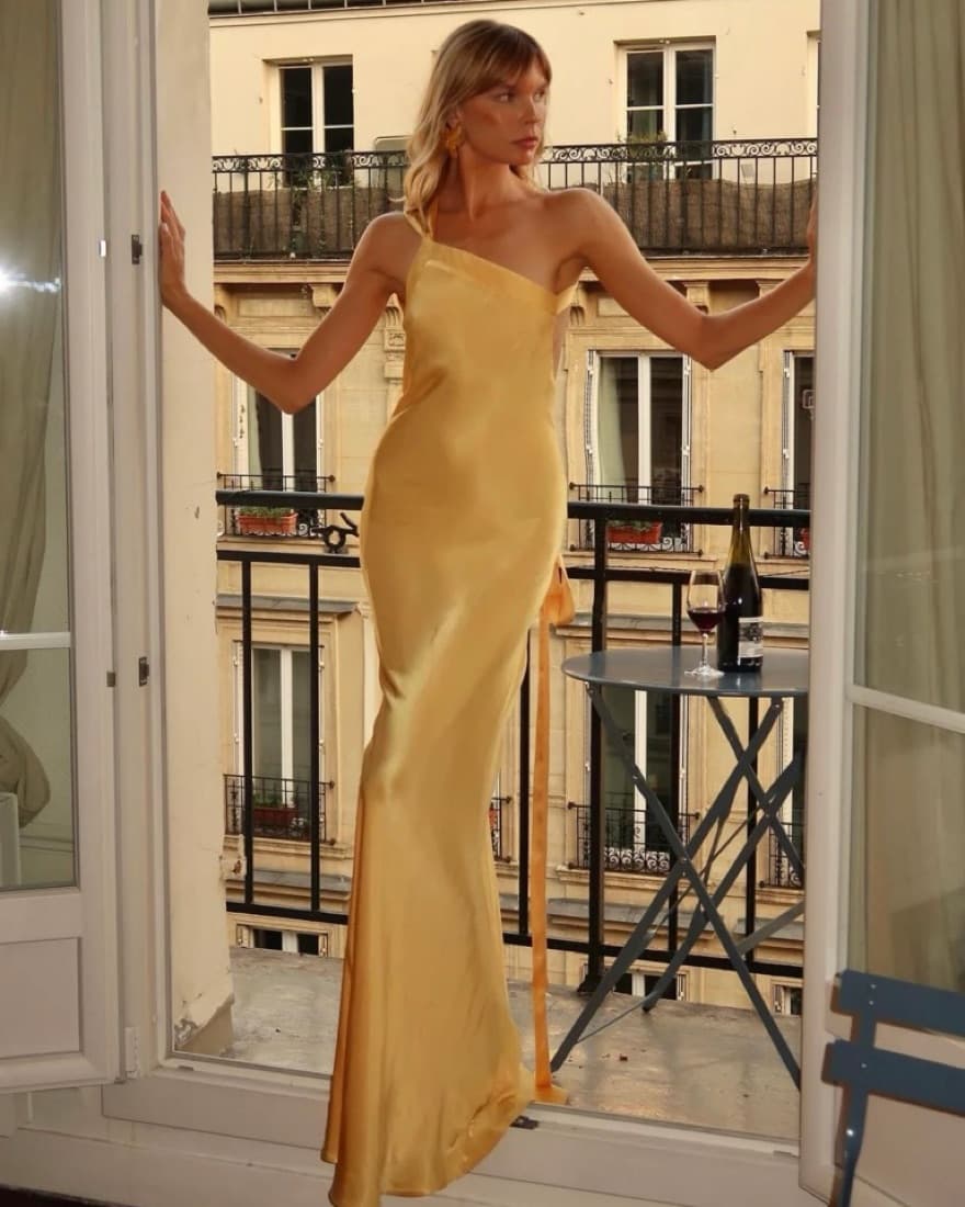Arcina Ori Yellow Monique Dress - Image 1