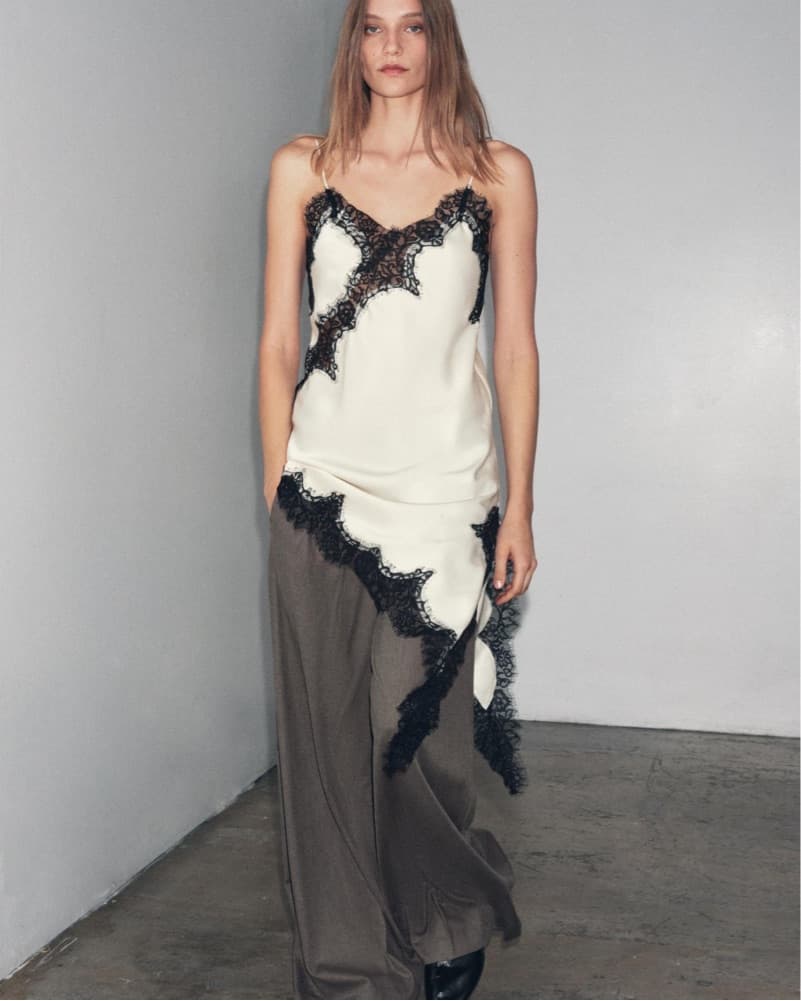 Ivory Slip Dress - Image 1