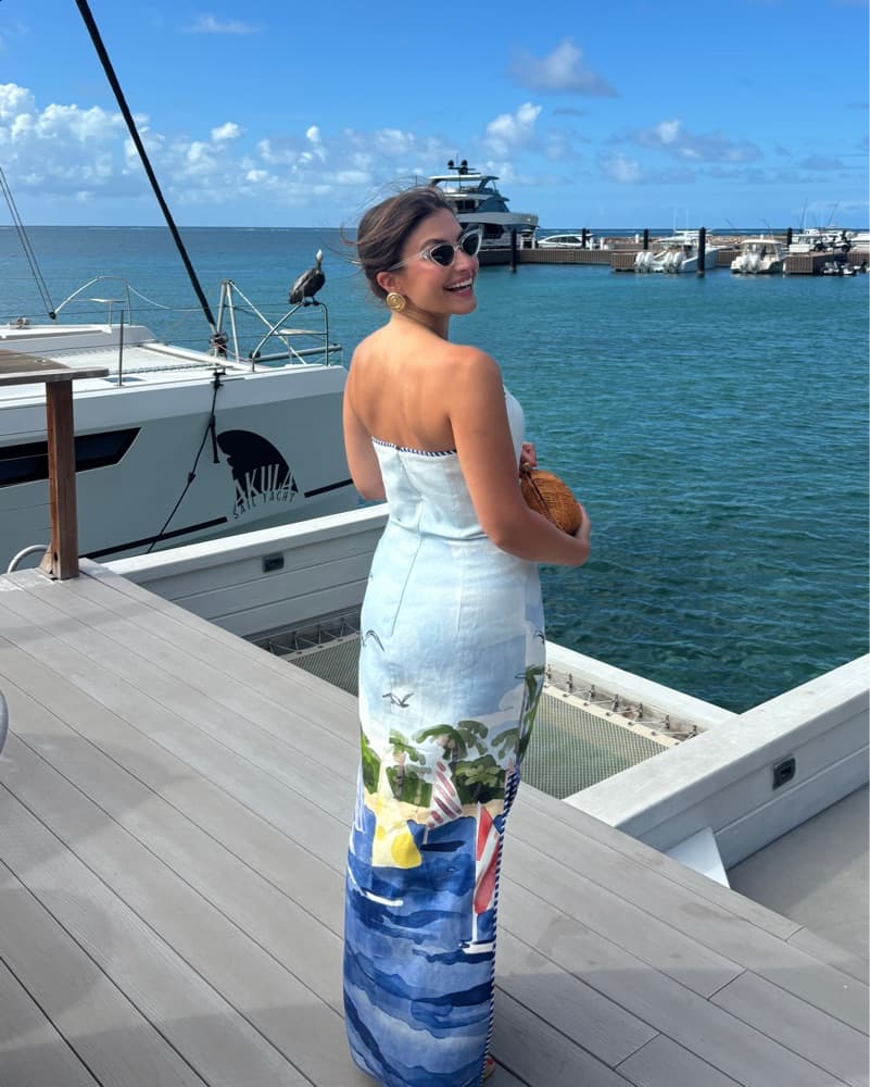Leo Lin nautical Ava maxi Dress - Image 2