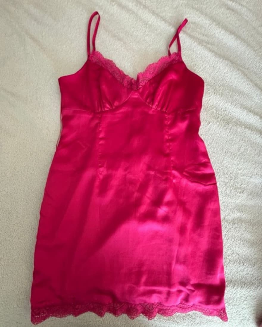 Pink Slip Dress - Image 1