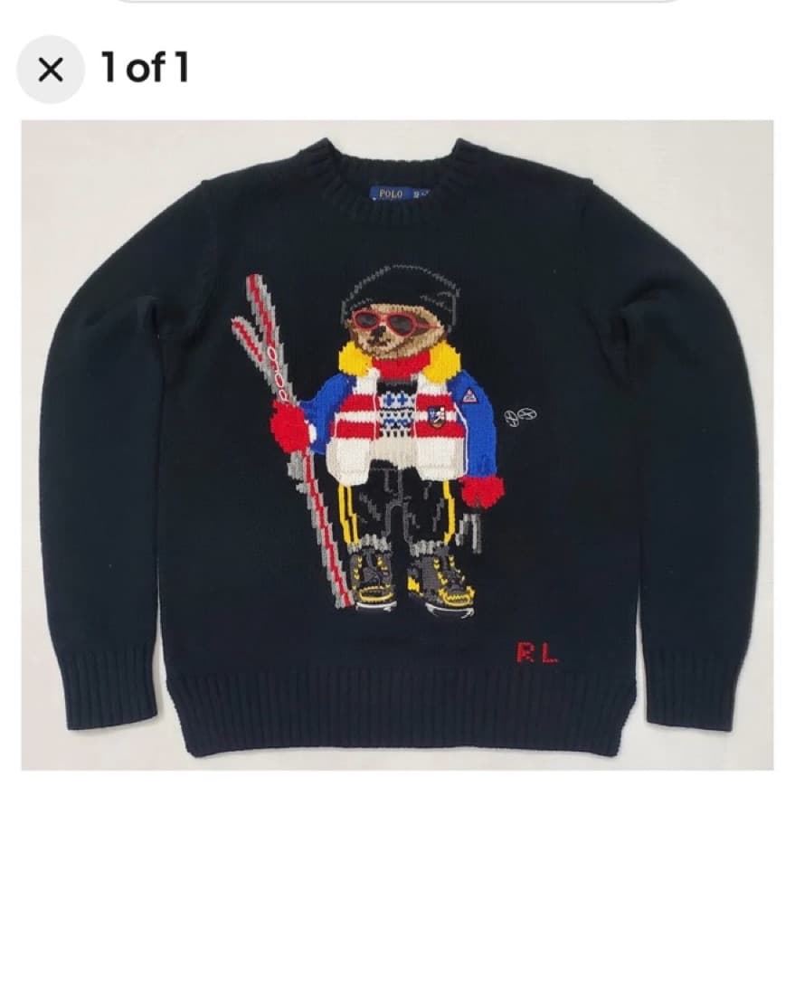 Ralph Lauren Polo Bear Ski Sweater  - Image 1