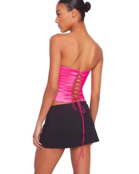Danielle Guizio Pink Corset - Image 2