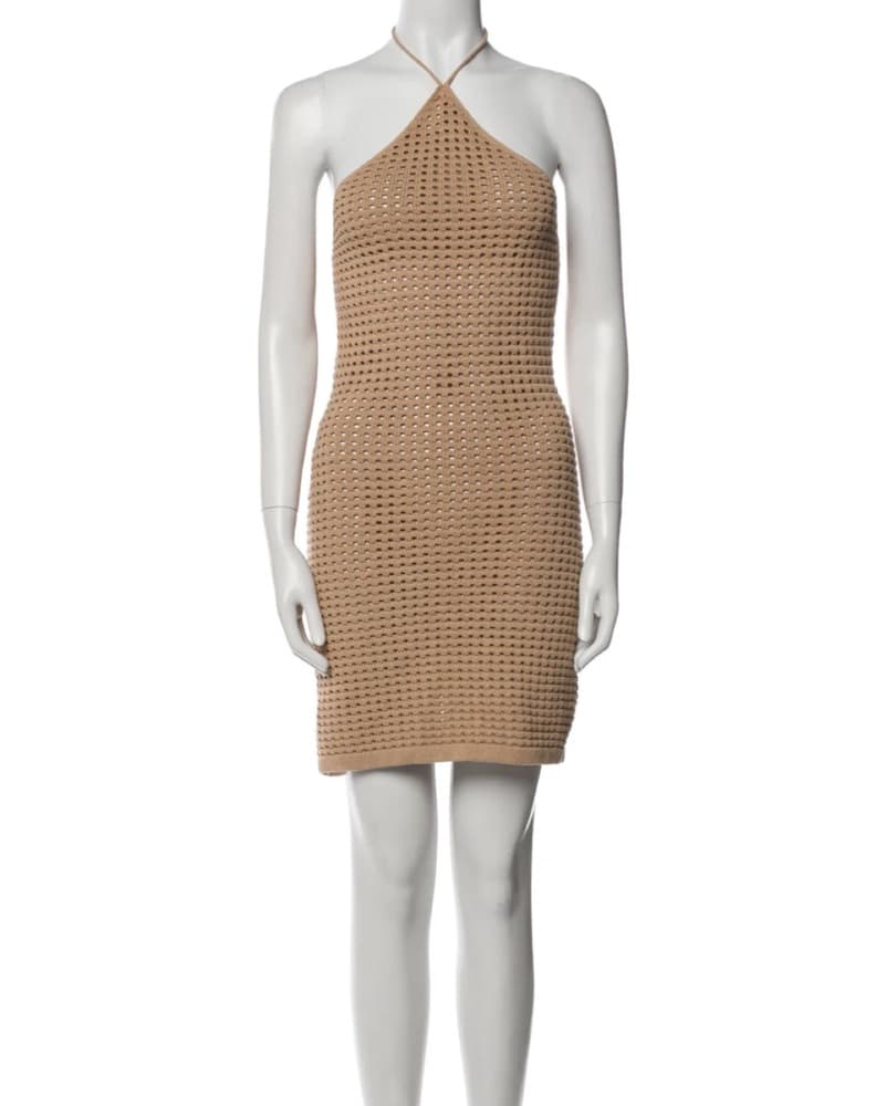 Reformation Halter Neck Mini Dress - Image 1