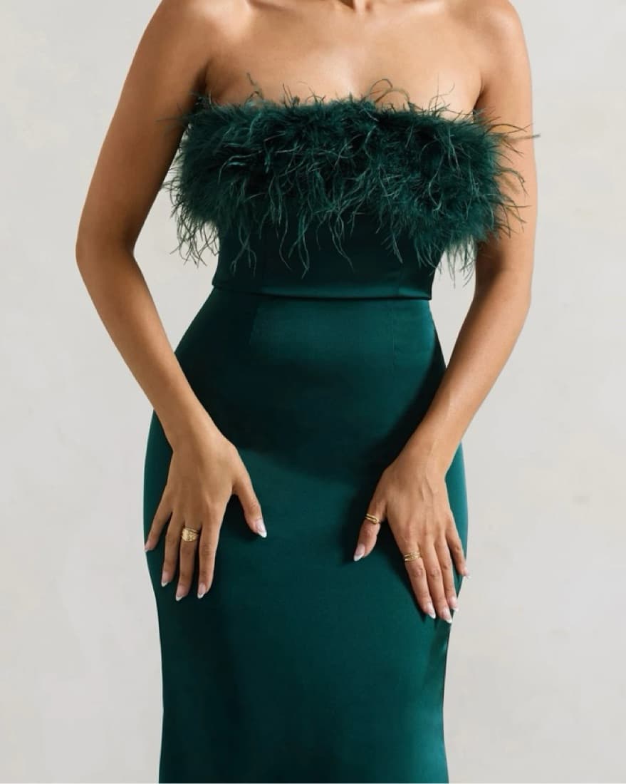 Club L London Dress For It Green Dress - Image 3