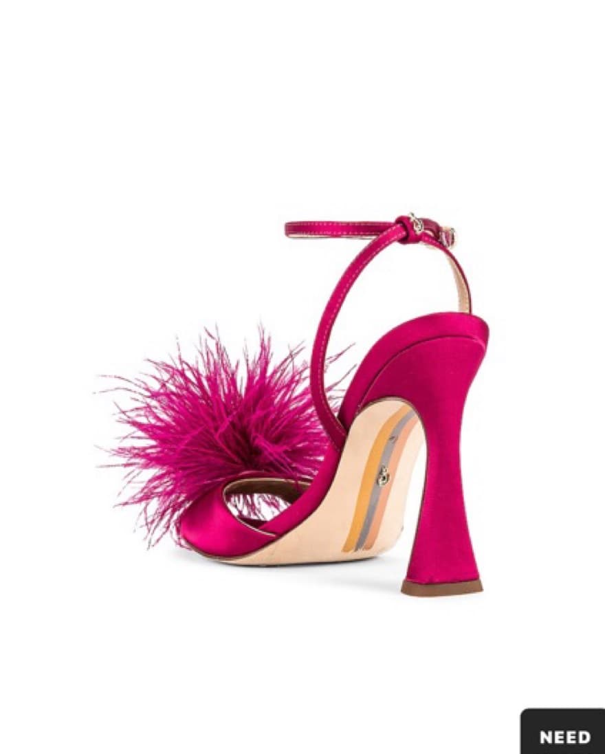 sam edelman leon feather heels  - Image 3