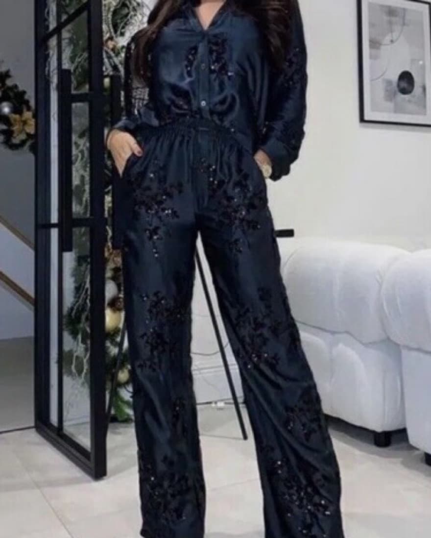 Zara Sequin Embellished Matching Set  - Image 6