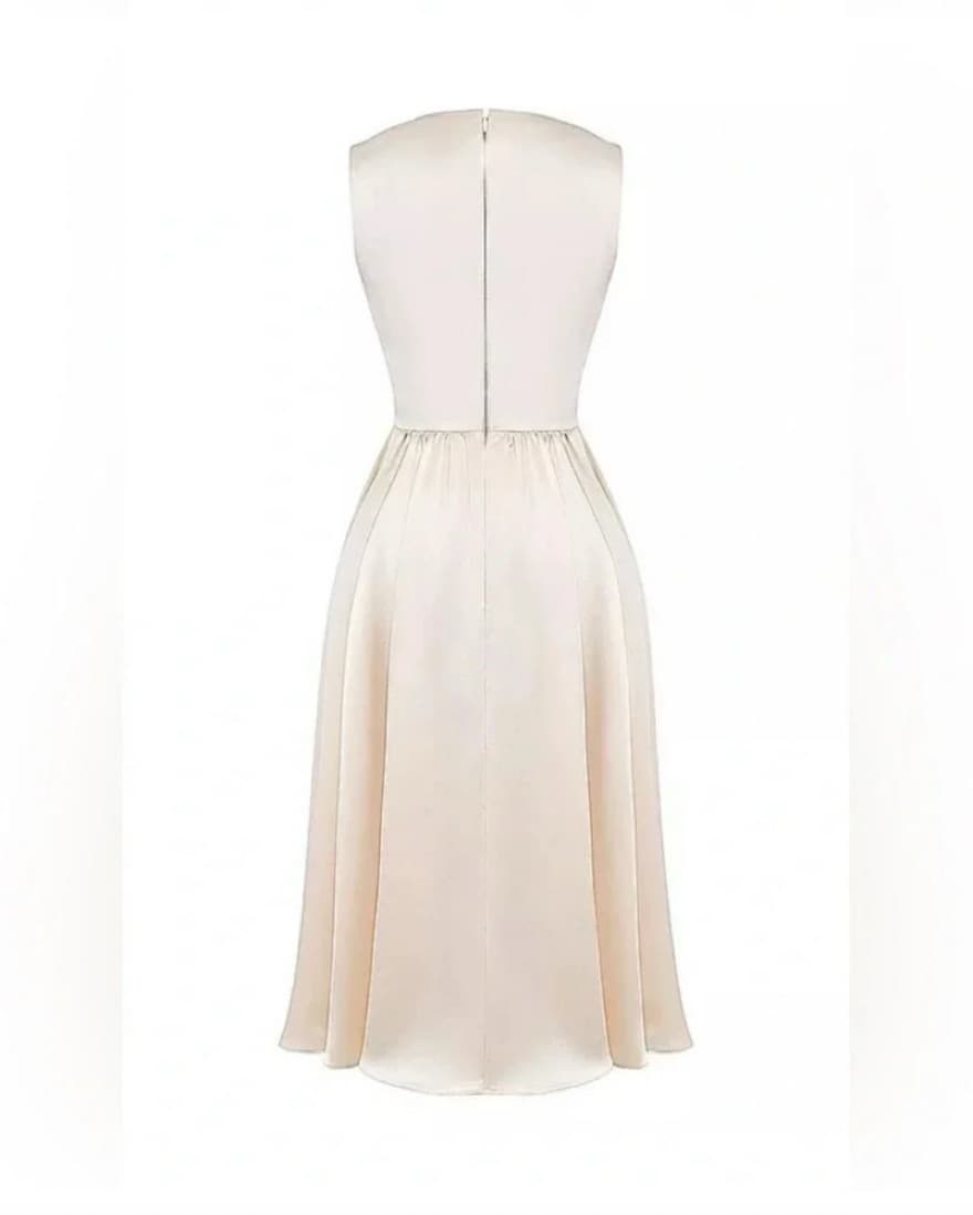 HOUSE OF CB Shayla white Cream Midi M - Image 4