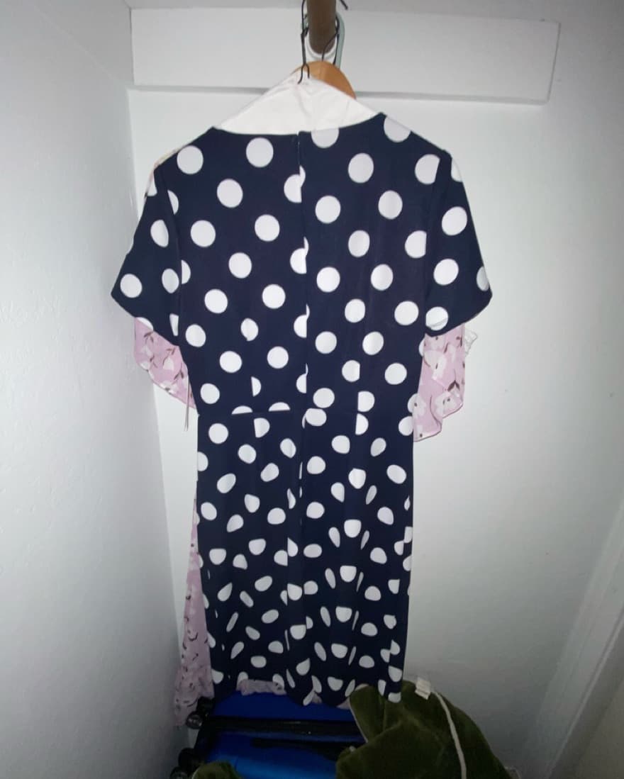 Black Polka Dot Dress - Image 1