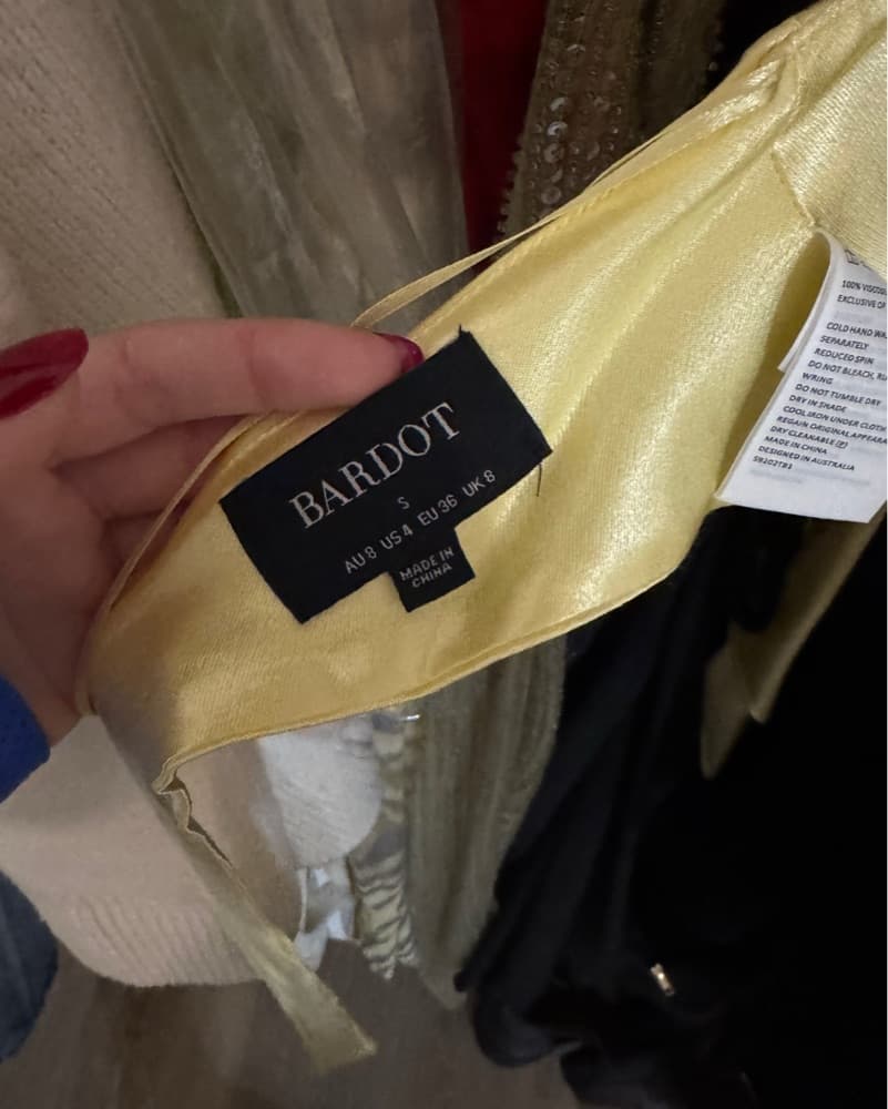 Yellow Silk Skirt Set - Image 5