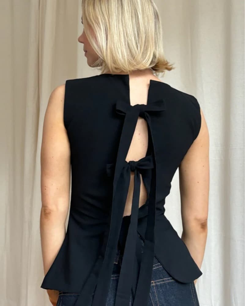 Atelier Tulpe Bow Top - Image 4