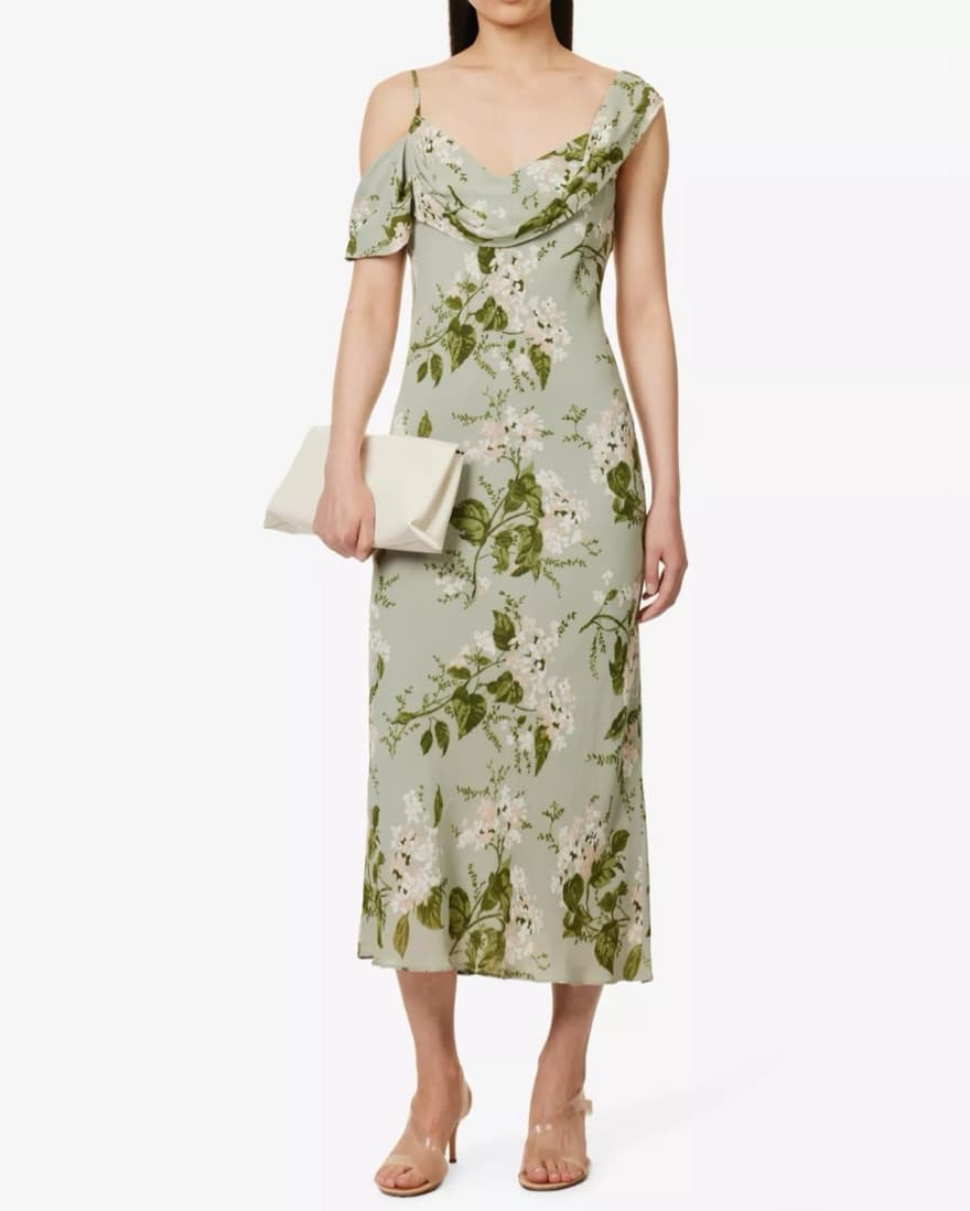 Reformation Reya Dress - Tea Garden - Image 1