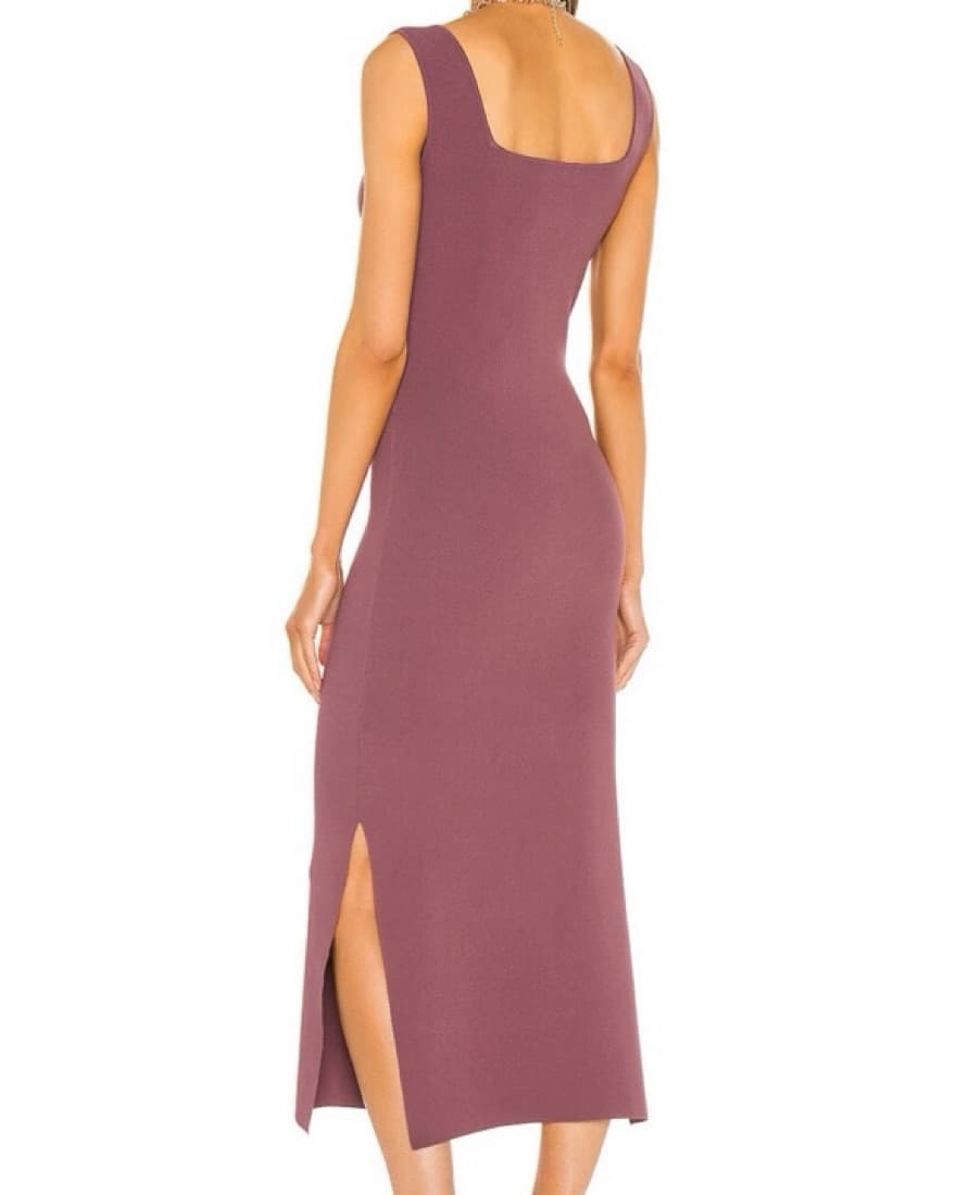 Nanushka Melon Dress in Cocoa  - Image 3