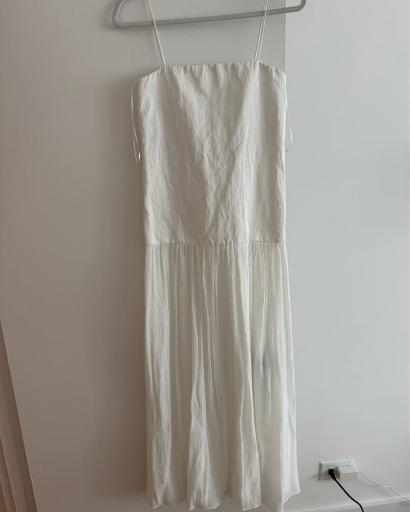 Zara White Dropwaist Dress - Image 2