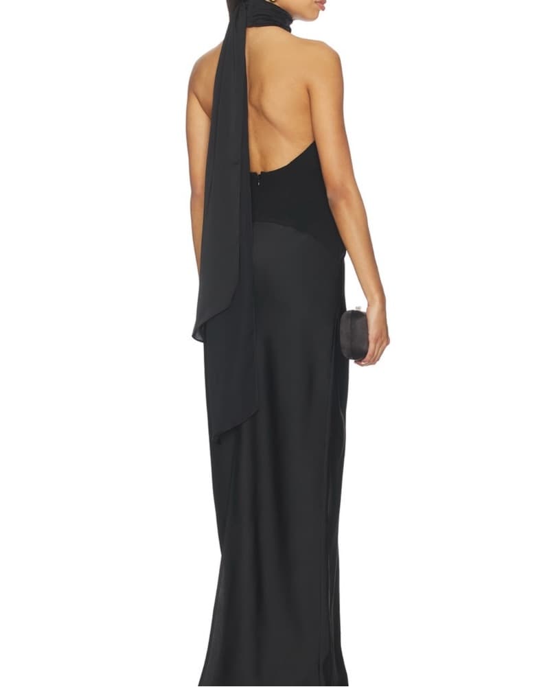 Lovers and Friends Lola Gown in Black - Image 3