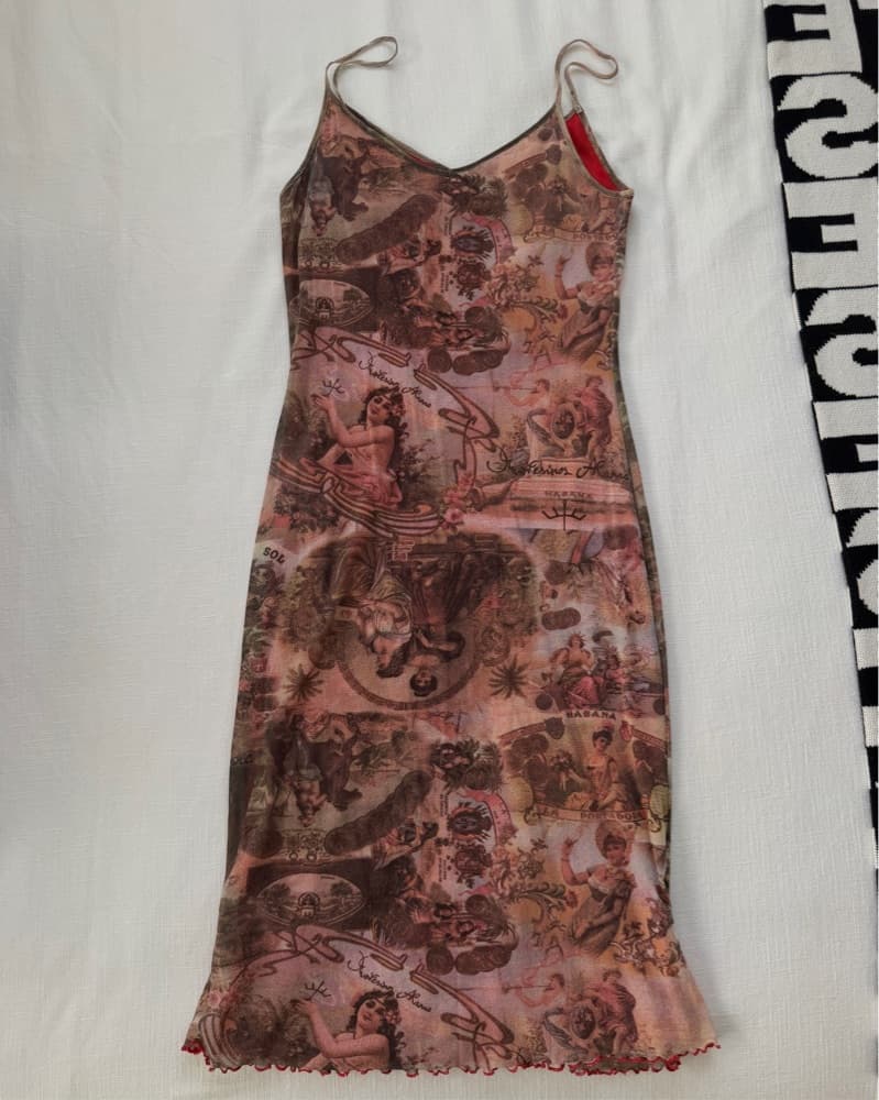 Jean Paul Gautier Style Mesh Midi Dress - Image 3