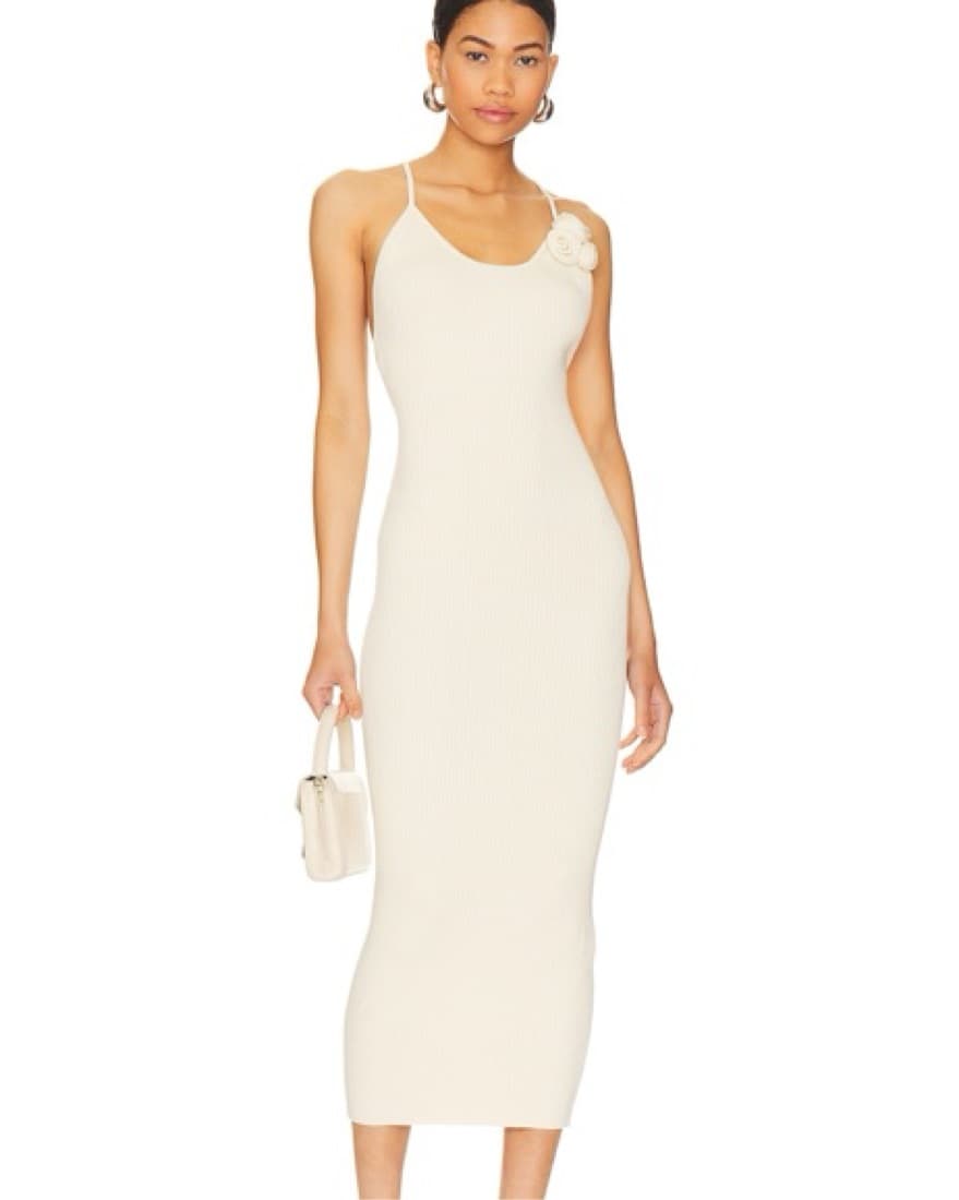 LPA Rosette Midi Dress - Image 1