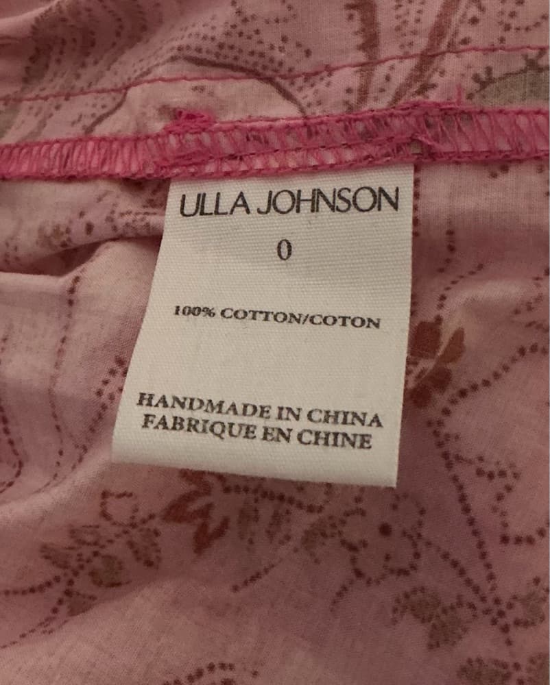 Ulla Johnson Pink Ruffled Dress - Image 3
